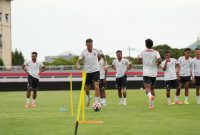 Foto: Sesi latihan Malut united FC, jelang pertandingan pekan ke 10 BRI Super league 