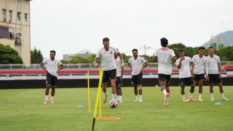 Foto: Sesi latihan Malut united FC, jelang pertandingan pekan ke 10 BRI Super league 