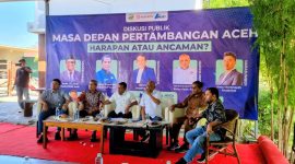 Diskusi publik bertajuk masa depan pertambangan aceh yang diselenggarakan oleh forum bangun investasi aceh