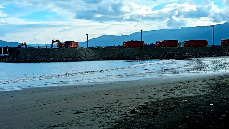 Foto: Pembangunan jetty ilegal Milik PT. STS