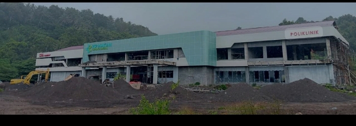 Rumah Sakit Pratama pulau Makean, 
Sumber Foto: Tribunternate 