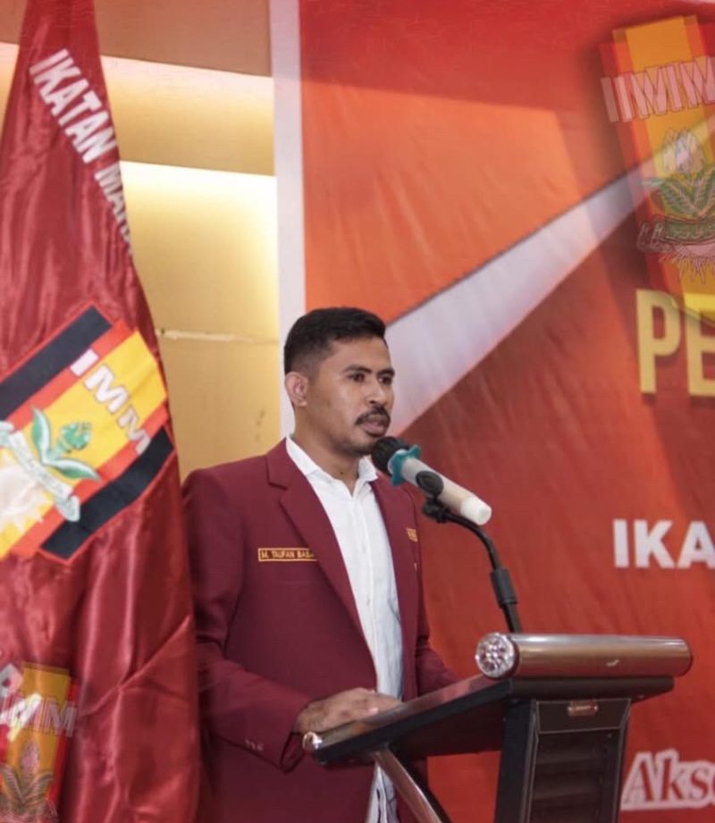 Foto: Ketua DPD IMM Malut, Muhamad Taufan Baba