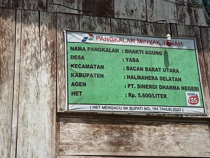 Foto: Pangkalan Minyak Tanah Bhakti Agung