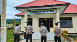 Foto: kantor kepolisian Sektor Weda Selatan.