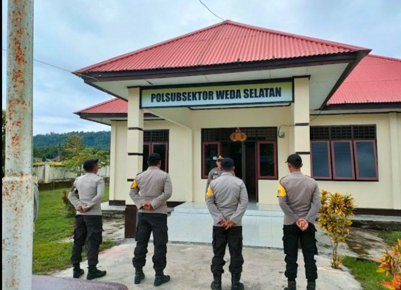 Foto: kantor kepolisian Sektor Weda Selatan.