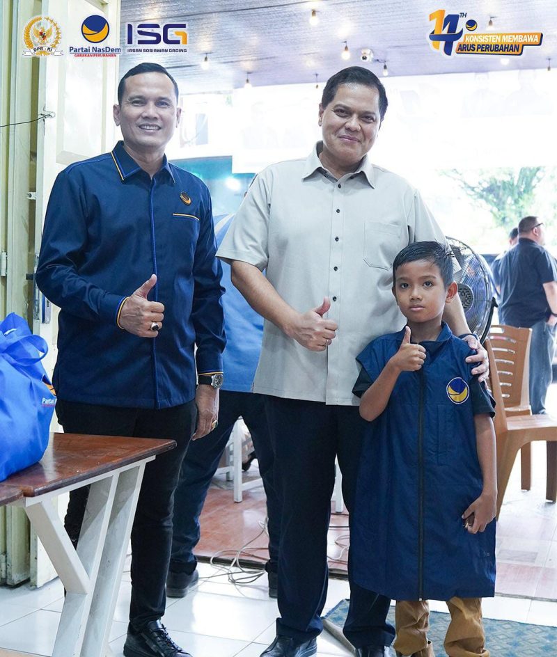 Foto: Ketua DPW Partai Nasdem,Irsan Sosiawan 