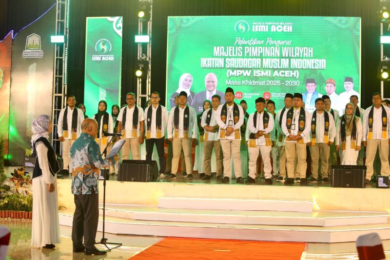 Foto:Majelis Pengurus Wilayah (MPW) Ikatan Saudagar Muslim se-Indonesia (ISMI) Provinsi Aceh periode 2025–2030