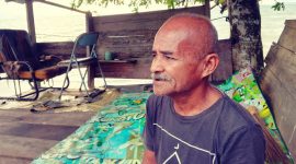 Foto: Karyawan La Musu  L. Sebagai mekanik 
