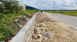 Foto : pembangunan Talut di SP1