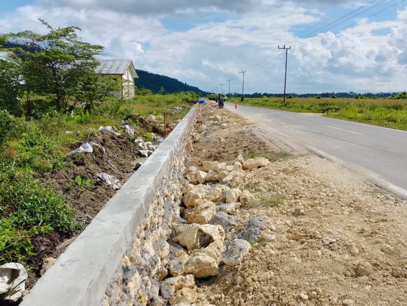 Foto : pembangunan Talut di SP1