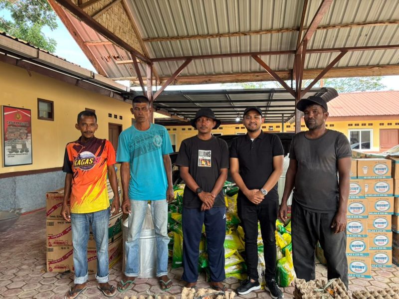 Foto: Jamaludin Idham Salurkan bantuan 