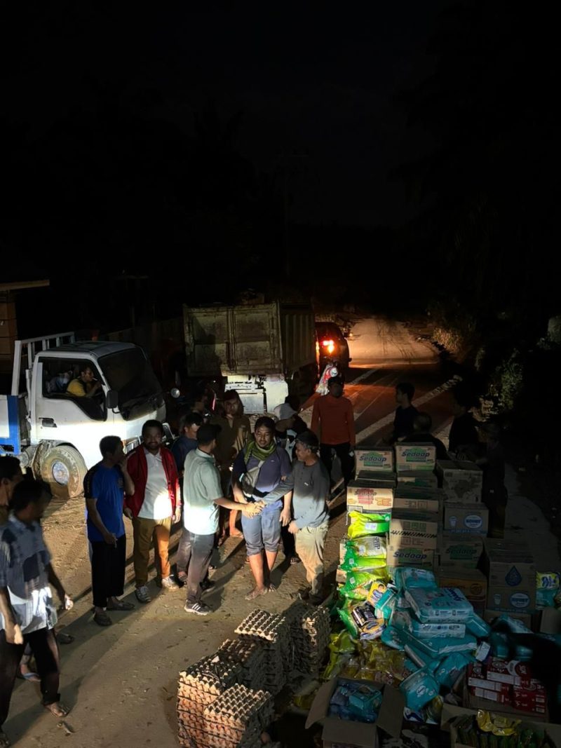 Foto: Bantuan korban Banjir Milik Jamaludin Idham 