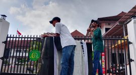 Foto: FAM Gelar Aksi di Depan Gedung Kejaksaan Tinggi Maluku Utara 
