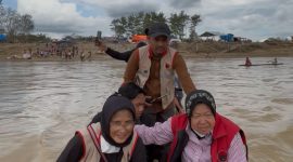Foto, Ketua DPD PDIP Aceh sekaligus Anggota DPR RI Fraksi PDI Perjuangan, Jamaluddin Idham, bersama Ketua DPP Baguna PDI