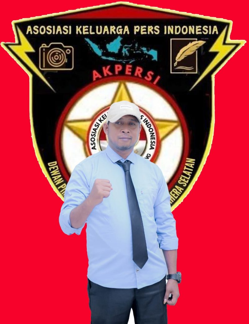 Foto, Ketua DPC AKPERSI Halmahera Selatan, Alimudin Abdul Fatah