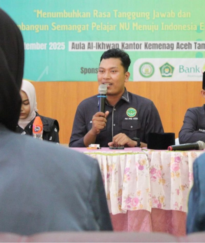 Foto, Ketua PW IPNU Aceh Arifan Hendra