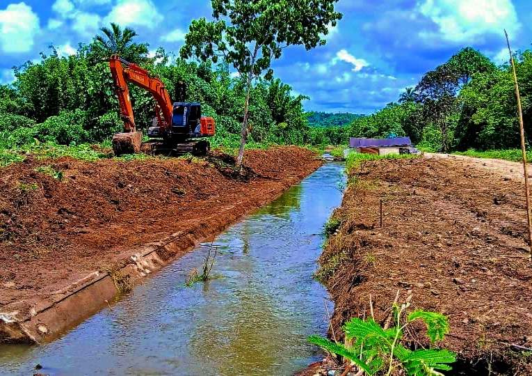 Foto: Proyek Yang dikerjakan oleh PT Hutama Karya Di Morotai