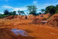 Foto, Galian C Diduga Milik AP di Desa Mandiri