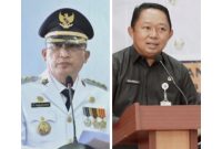 Foto: Wali Kota Ternate Tauhid  Soleman Dan Sekda kota Ternate Rizal Marsaoly 