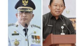 Foto: Wali Kota Ternate Tauhid  Soleman Dan Sekda kota Ternate Rizal Marsaoly 