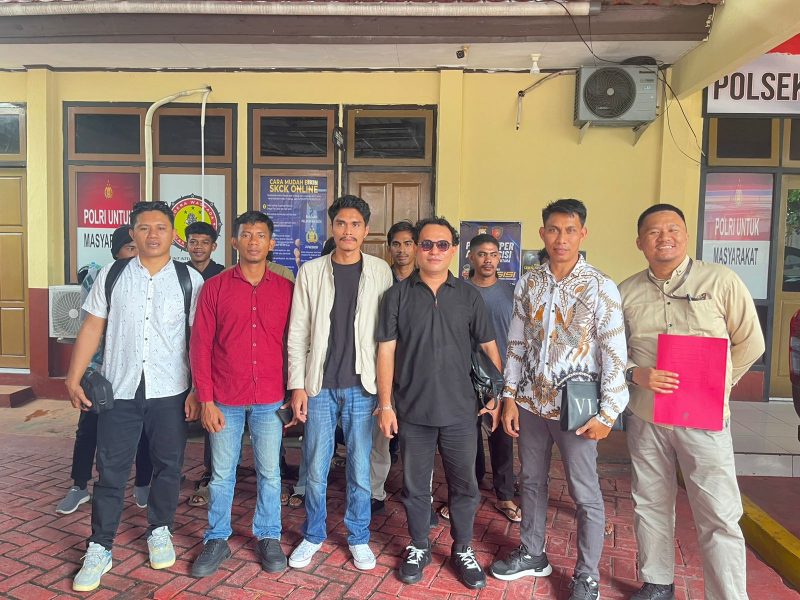 Foto, Hardi Hayun CS di laporkan Ke Polsek Ternate Selatan