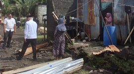 Foto, Wakil Wali Kota Ternate, Nasri Abubakar tinjau bencana di sasa