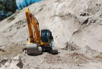 Foto, aktivitas Galian C di Dusun Gau