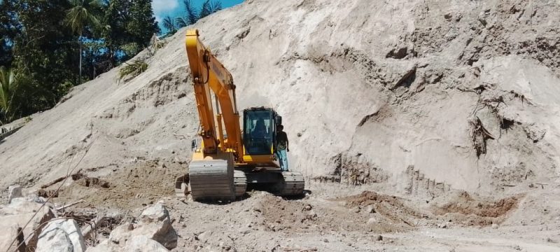 Foto, aktivitas Galian C di Dusun Gau