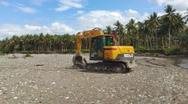 Foto, Galian C ilegal di kawasan Sungai Desa Tutuling Jaya, SP6 Blok A