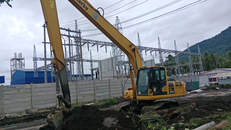 Foto, Proyek Pembangkit Tobelo Package Gas Engine Power Plant di bawah naungan PT PLN (Persero)