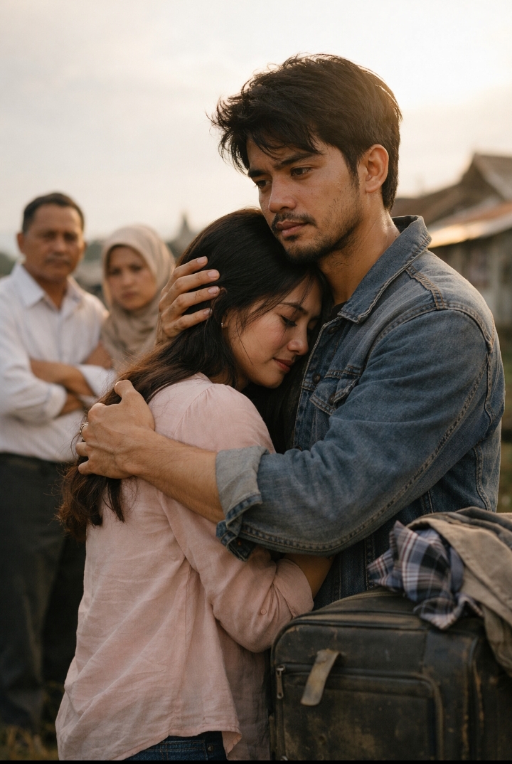 Foto, AJI dengan wanitanya saling menunjukkan kesetiaan mereka