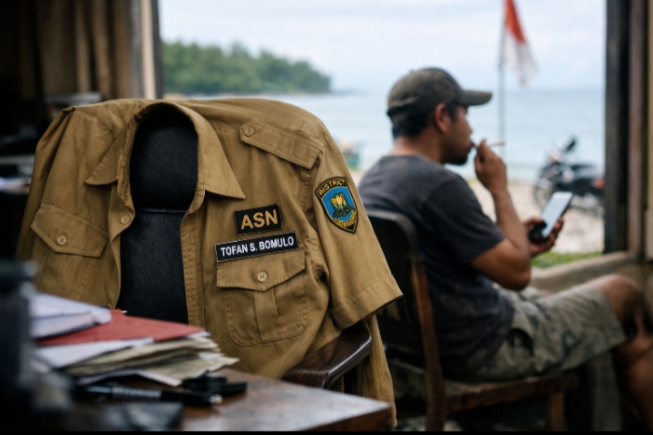 Ilustrasi, oknum pegawai Kecamatan Pulau Rao berinisial Tofan S. Bomulo