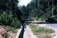 Foto, Pembangunan Drenase Di Desa Kobe