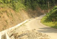 Foto, Proyek drainase yang berlokasi di kawasan Desa Gamaf–Sagea