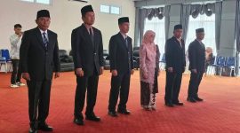 Foto, enam pejabat yang di Lantik