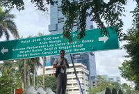 Foto, BIM MALUT menggelar aksi unjuk rasa di depan kantor Kementerian Haji dan Umroh RI