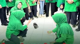 Foto, Lomba permainan tradisional diikuti oleh anggota Persit serta putra-putri jajaran Kodim 0417/Kerinci