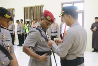 Foto, penyerahan jabatan Kasat Reskrim dan Kasat Narkoba Polres Halteng