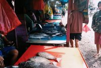 Foto, kondisi pasar di lelilef