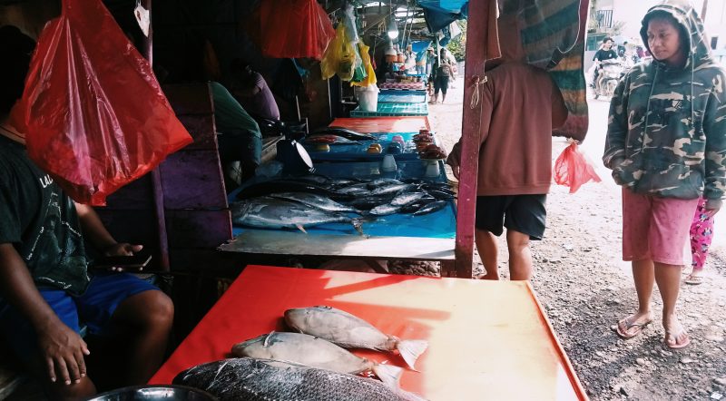 Foto, kondisi pasar di lelilef