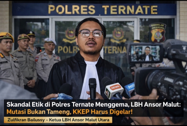 Foto Istimewa, Ketua LBH Ansor Maluku Utara, Zulfikran Bailussy