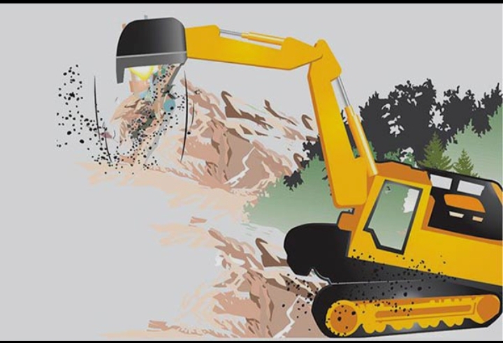 Foto: Aktifitas Galian C ilegal di payahe 