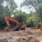 Foto: Galian C Milik Adam Marsaoly di sungai Tetewang 