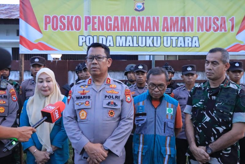 Foto: Danrem 152/Baabullah, Kapolda Maluku Utara dan Perwakilan Gubernur Maluku Utara