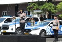 Foto: Kapolres Ternate, AKBP Anita Ratna Yulianto Pimpin Apel 