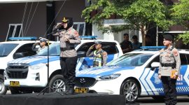 Foto: Kapolres Ternate, AKBP Anita Ratna Yulianto Pimpin Apel 