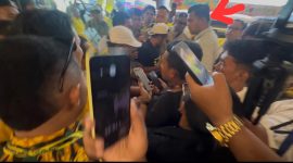 Foto: Ajudan Menteri ESDM RI pukul Jurnal Haliyora.id