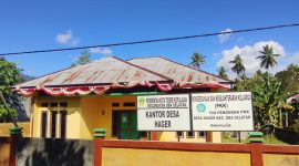 Foto: Kantor Desa Hager Kecamatan Oba Selatan, Kota Tidore Kepulauan