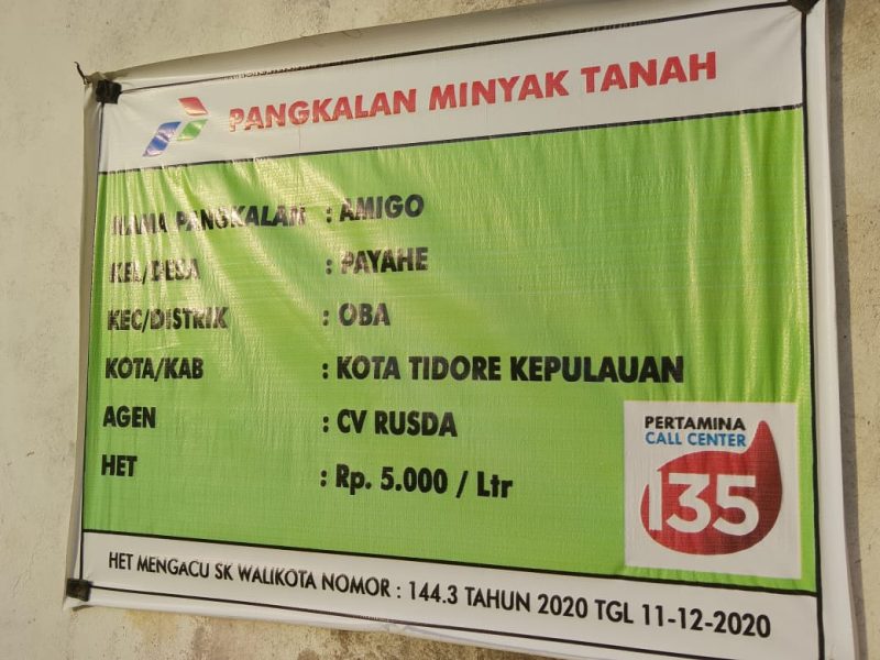 Foto: Pangakalan Minya Tanah Amigo Kelurahan Payahe 