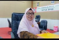 Foto: Ketua DPRD kabupaten Halmahera Selatan,Hj Salma Samad